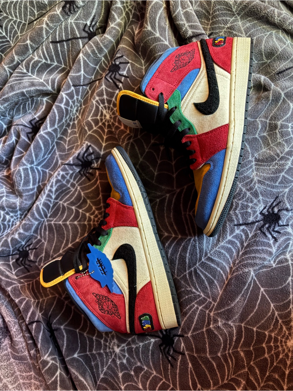 Nike Air Jordan 1 Zoom CMFT Fearless Multicolor High Top Sneakers Men’s Size 11 - Picture 4 of 4